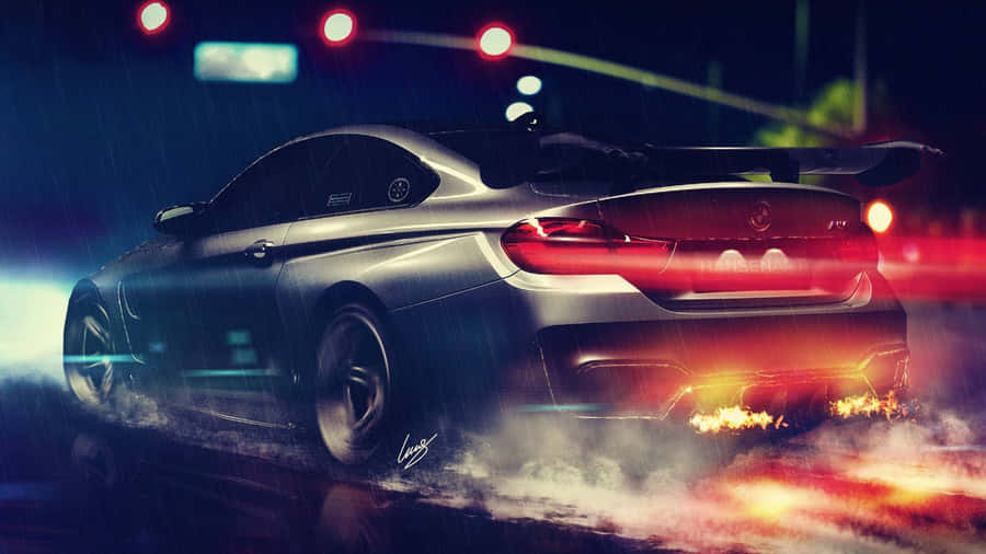BMWM4 GTRS4 1920x1080 M-Serie Hintergrund