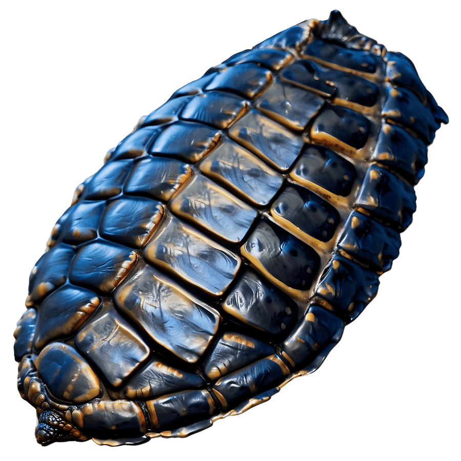 Leatherback Turtle Shell Texture PNG sil