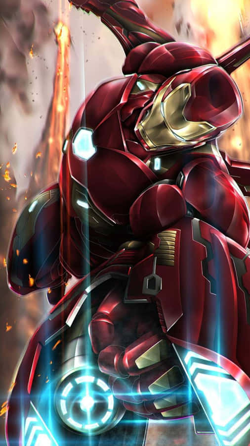 IronMan und seine Sammlung von rüstungsbetriebenen Waffen