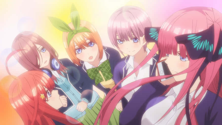 The Quintessential Quintuplets In The School