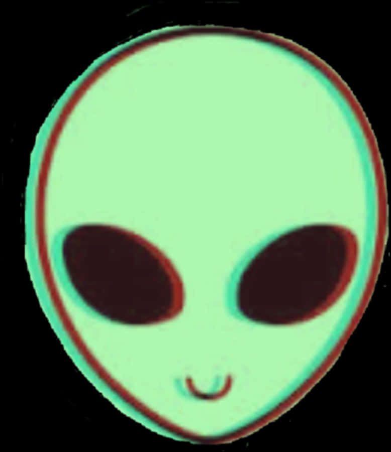 Aesthetic Alien Png, Transparent Png
