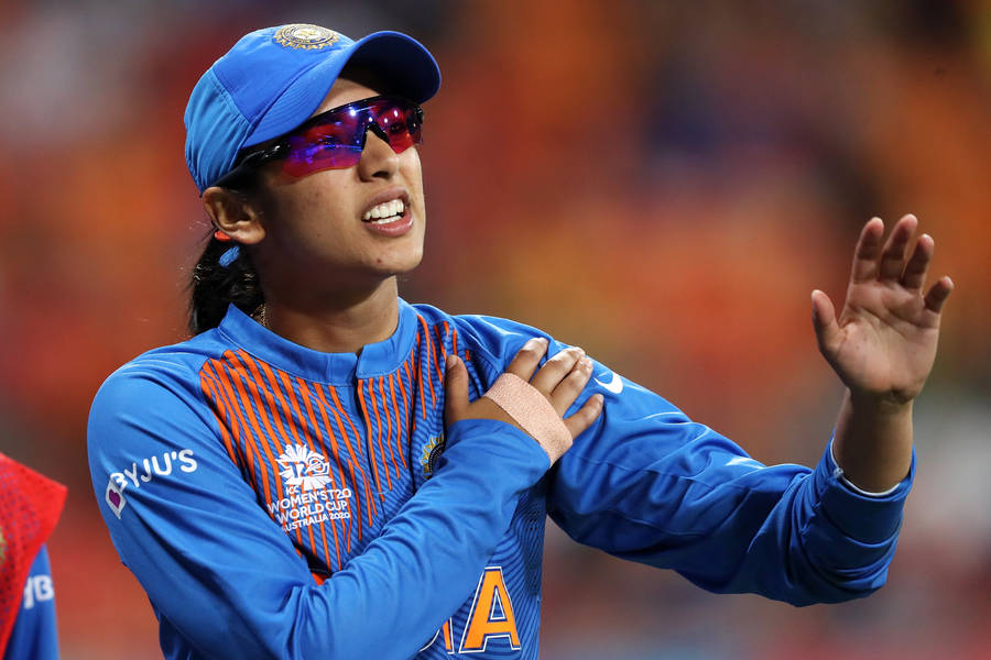 Download Cricket Captain Smriti Mandhana Wallpaper | Wallpapers.com