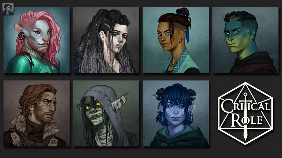 Download Critical Role Mighty Nein Character Portrait wallpaper for your de...