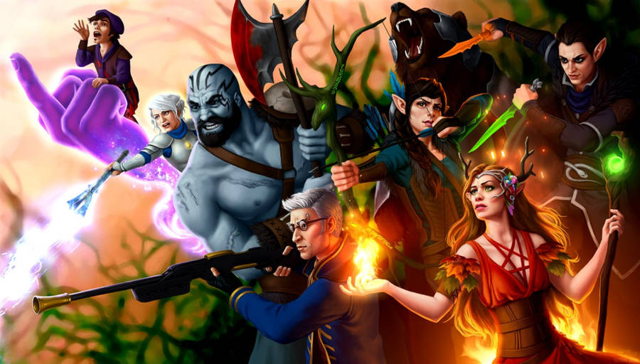 Download Critical Role Vox Machina Digital Art Wallpaper | Wallpapers.com