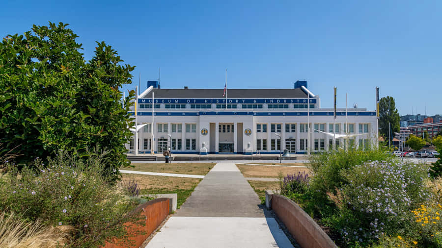 Fachada do Museu de História e Indústria de Seattle