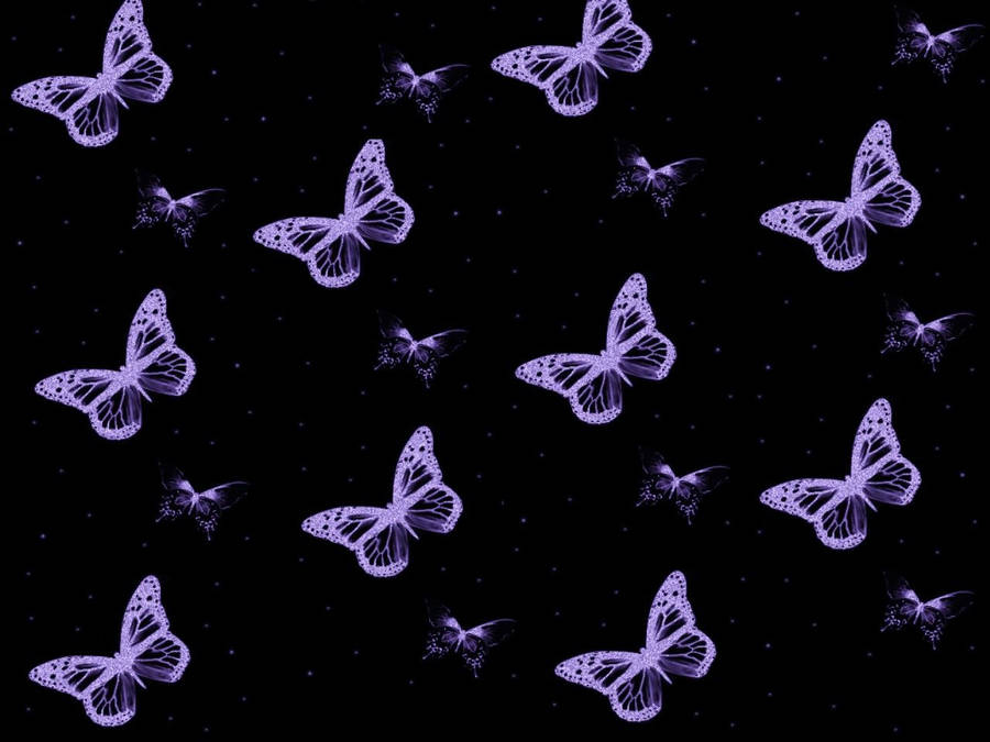 Download Crystal Purple Butterfly Phone Background Pattern Wallpaper ...