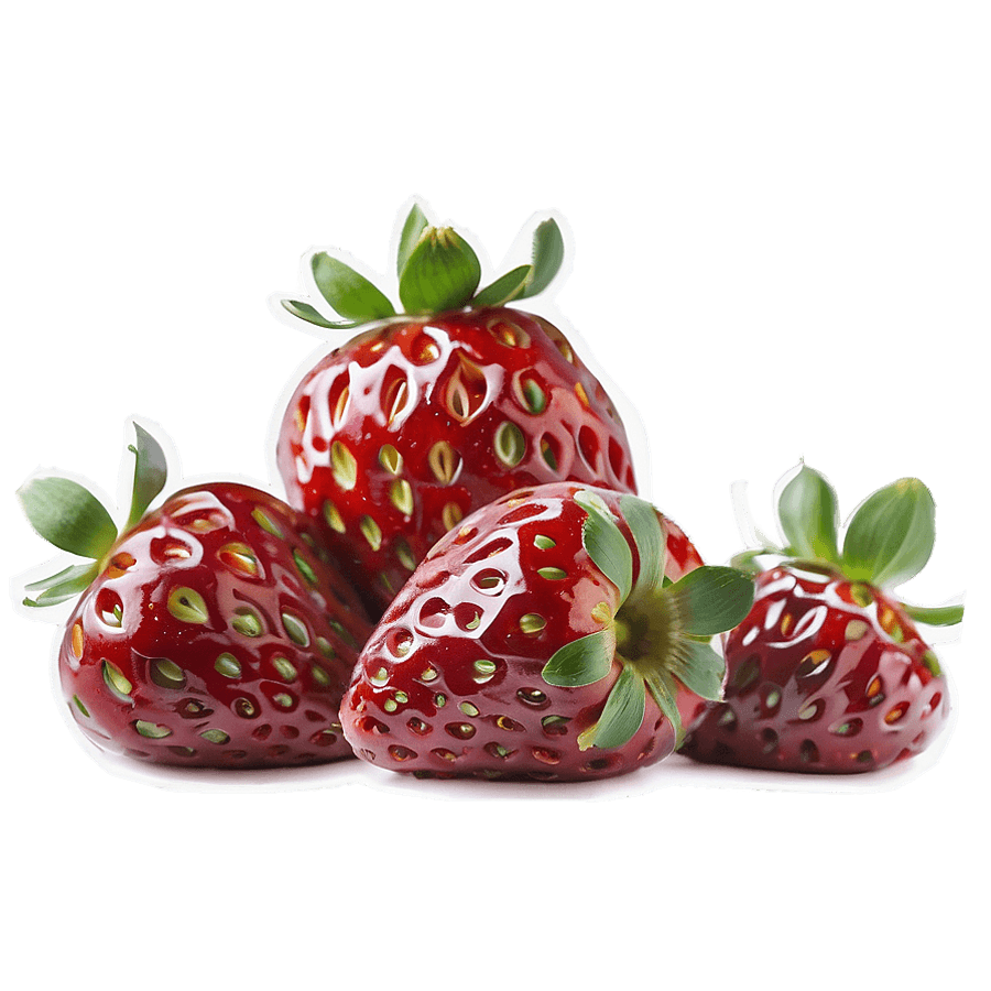Organic Strawberries Photo PNG pwh