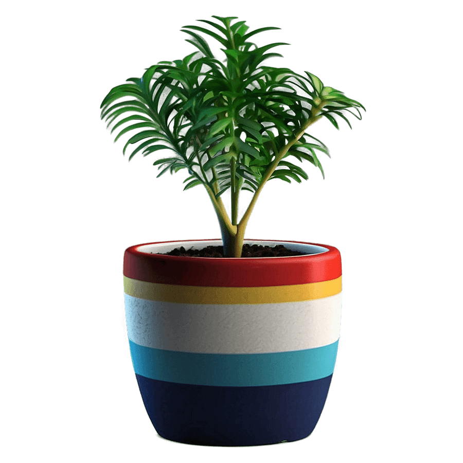 Bedroom Potted Plant PNG 05252024
