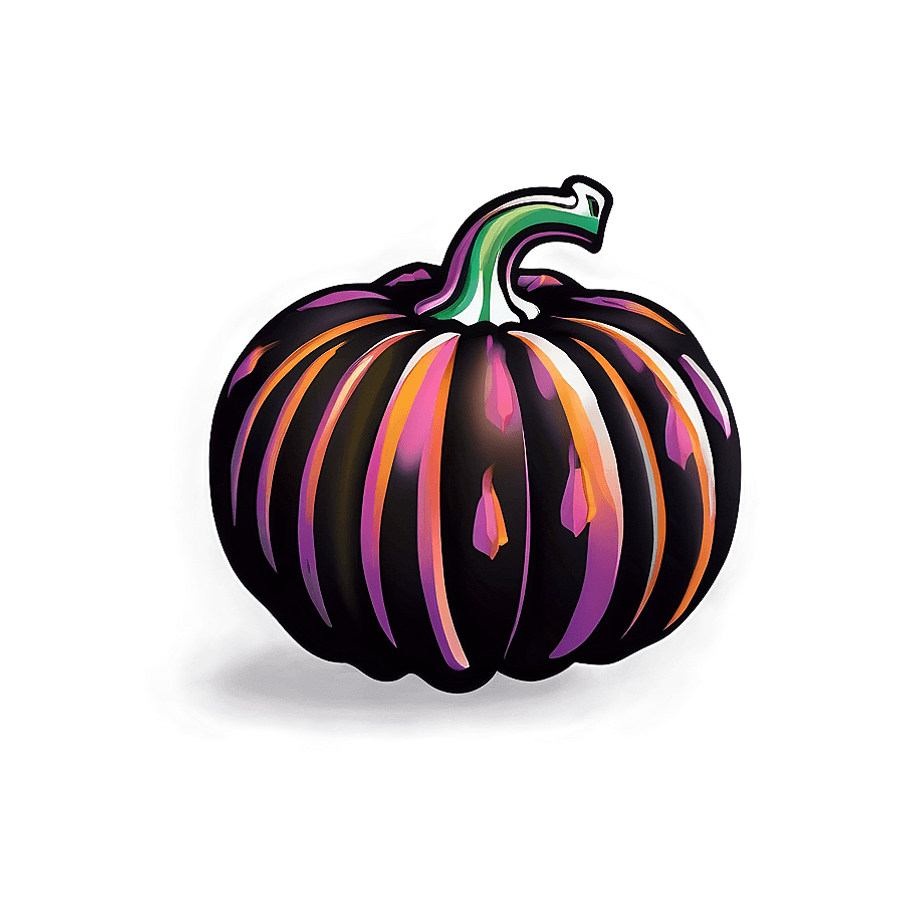 Festive Pumpkin Silhouette PNG eyj95