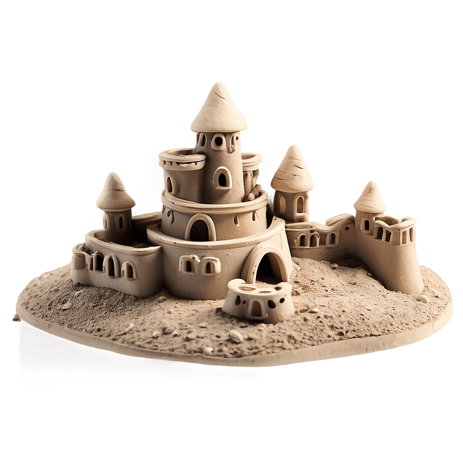 Miniature Sandcastle PNG 89
