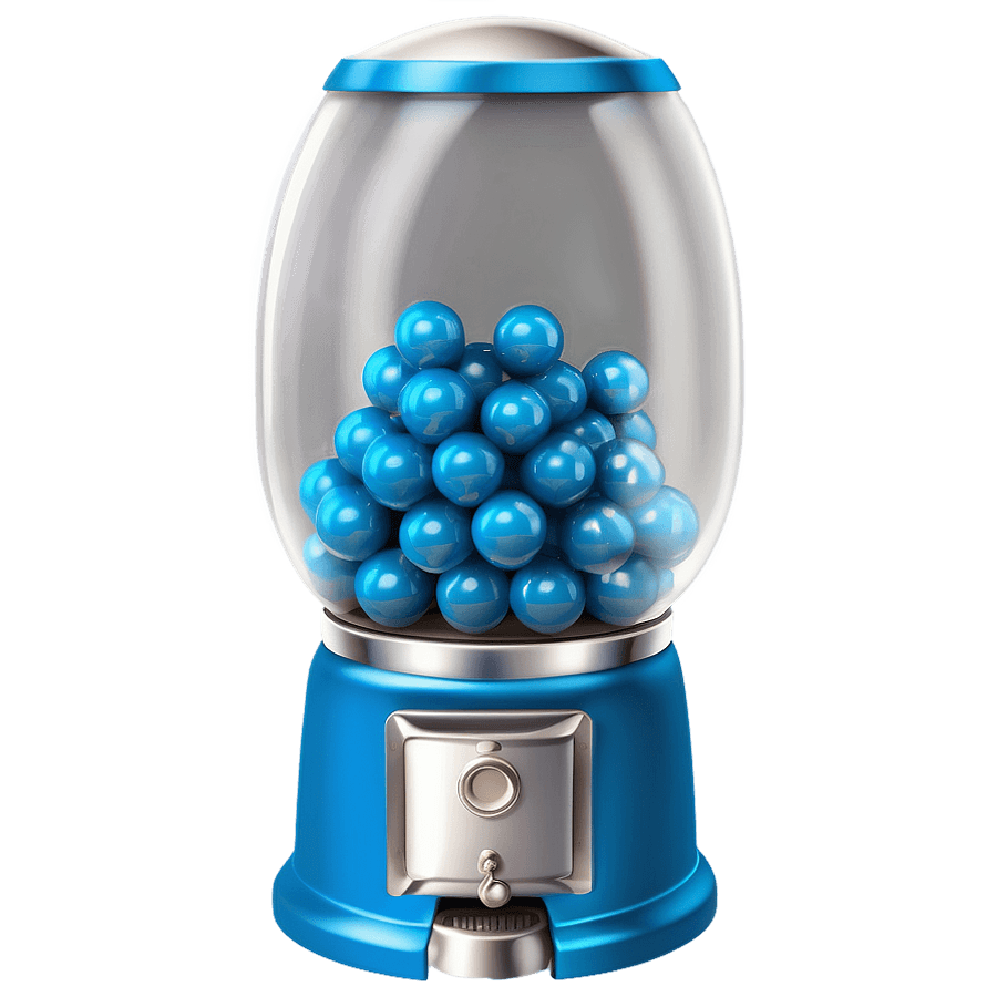 Blue Gumball Machine PNG 78