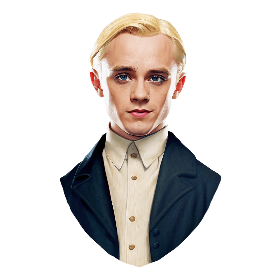 Draco Malfoy Character Art PNG 06232024