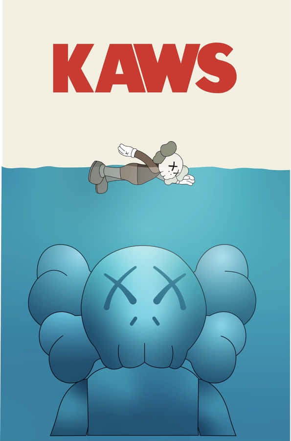 Holddet altid cool med KAWS.