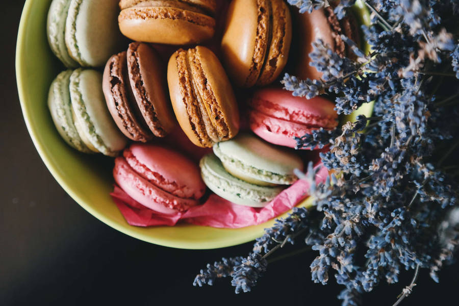 Cuencode postres de macarons
