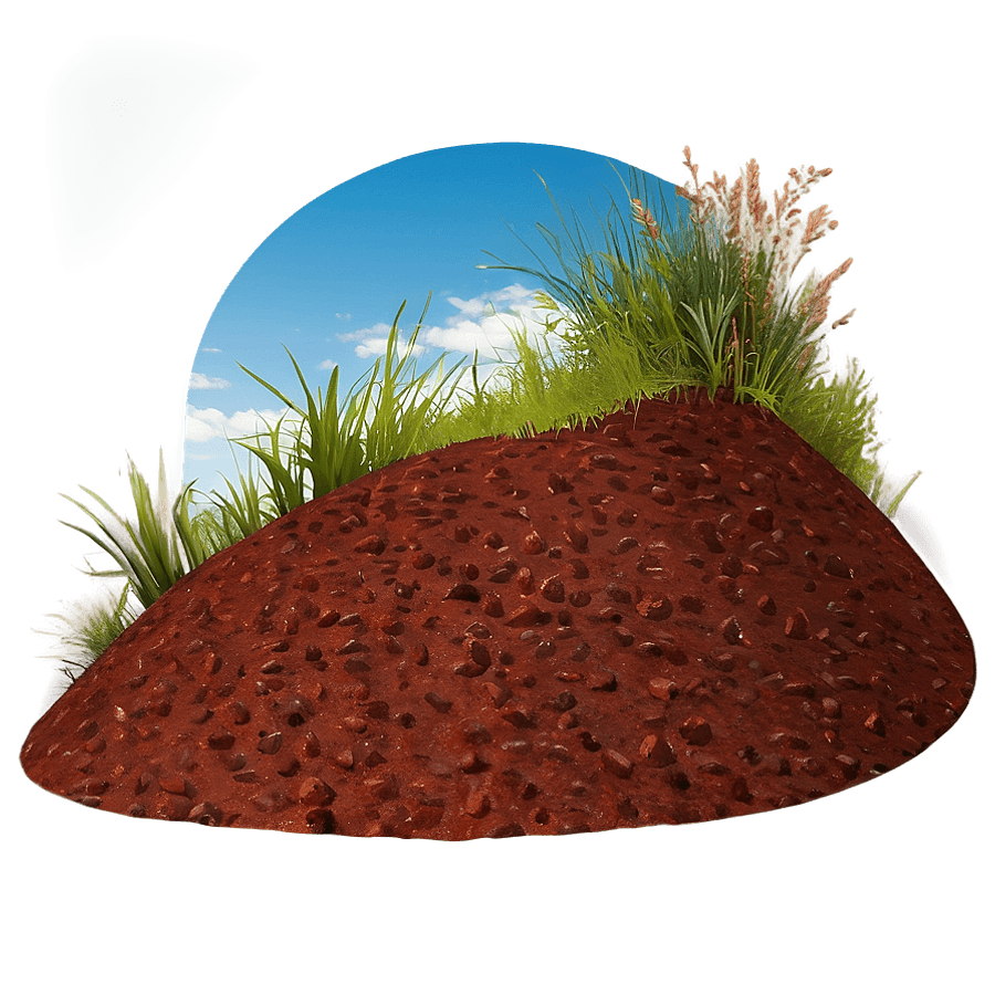 Fire Ant Hill Landscape PNG 1