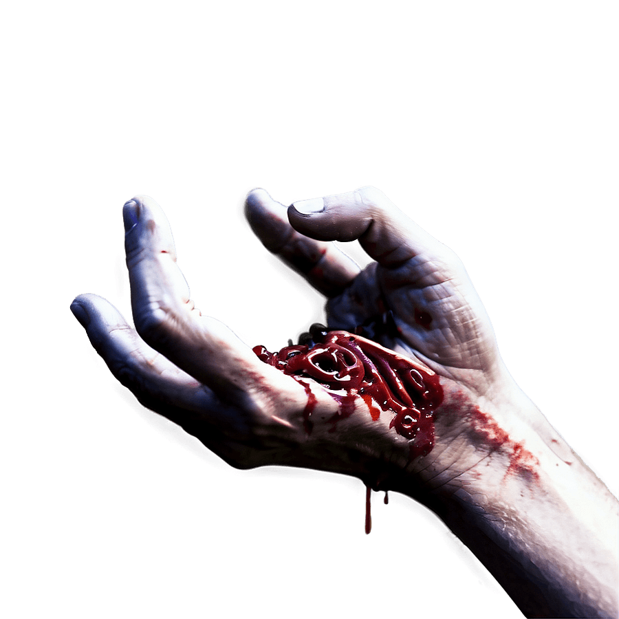 Eerie Zombie Hand PNG hax