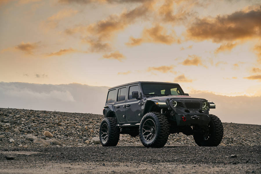 Download Customized Black Jeep Wrangler Wallpaper | Wallpapers.com