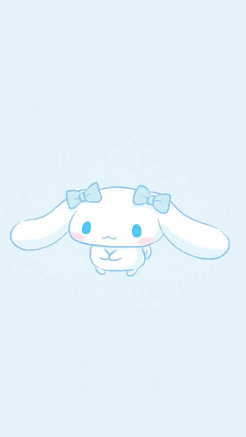 Download Cute Cinnamoroll With Ribbons Wallpaper | Wallpapers.com