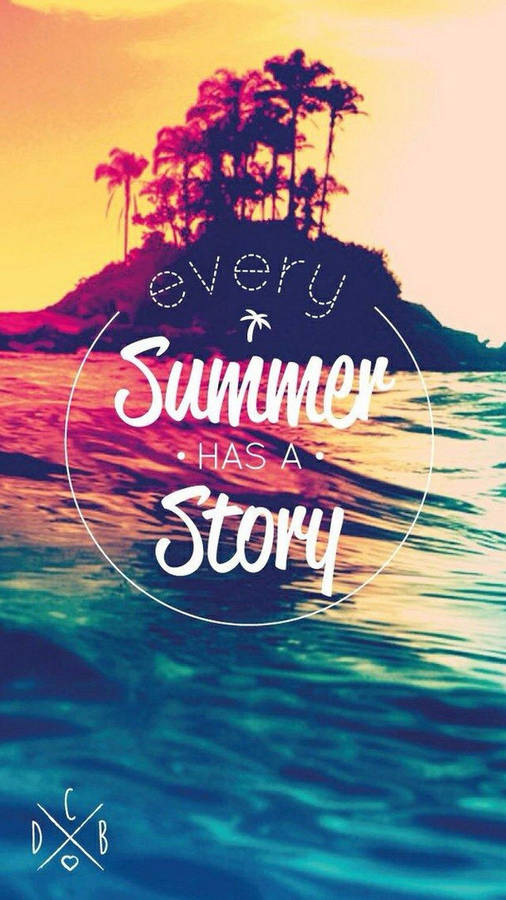 Download Cute Summer Quote Wallpaper | Wallpapers.com