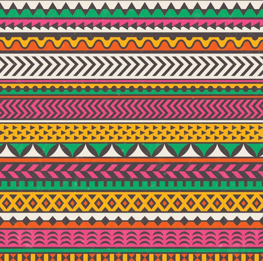 Cute tribal pattern wallpaper 