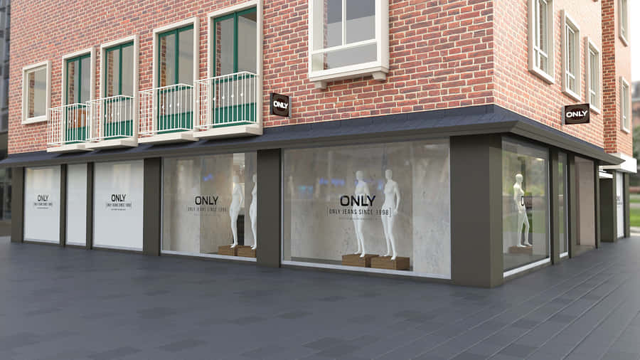 Enschede O N L Y Schaufenster 3D Rendering