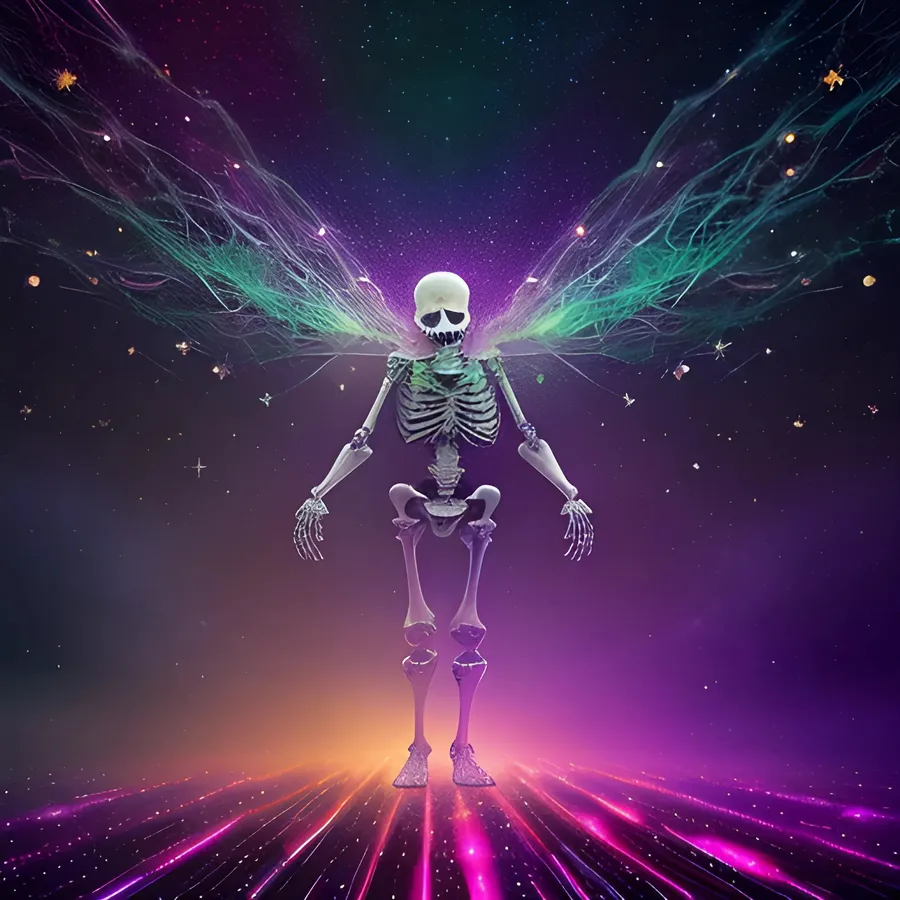 Cosmic Skeleton Energy Explosion