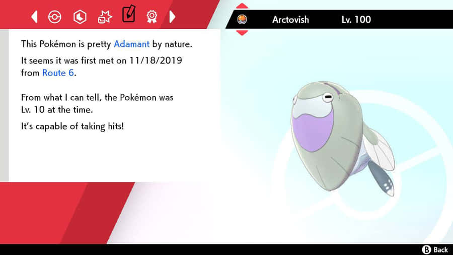 ArctovishPokémon Details