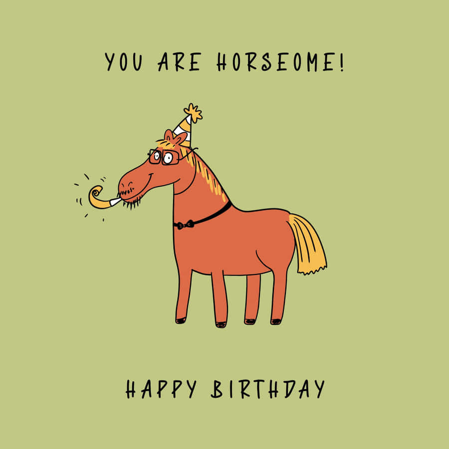 Hestefantast Gratulerer Med Dagen