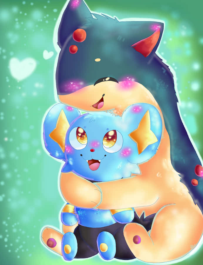 Quilava Hugging Shinx