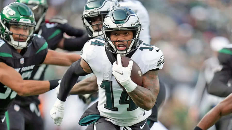 Ação do Running Back do Philadelphia Eagles