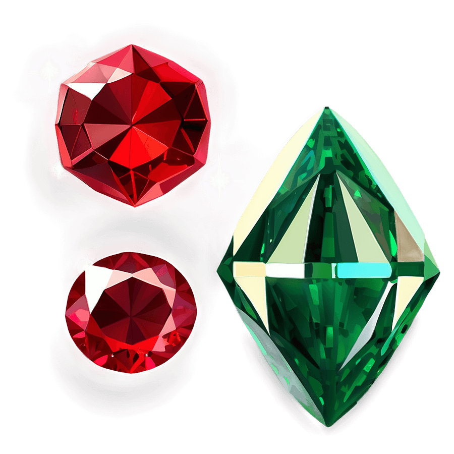 Ruby and Emerald PNG kha39