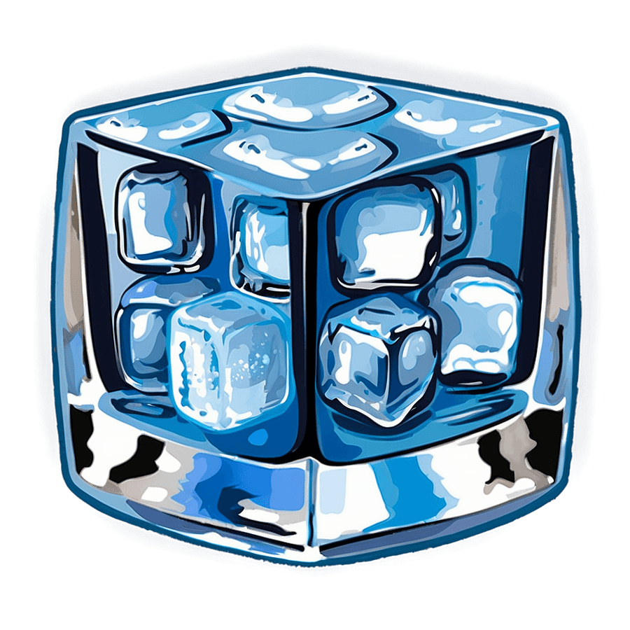 Ice Cubes for Drinks PNG vtk