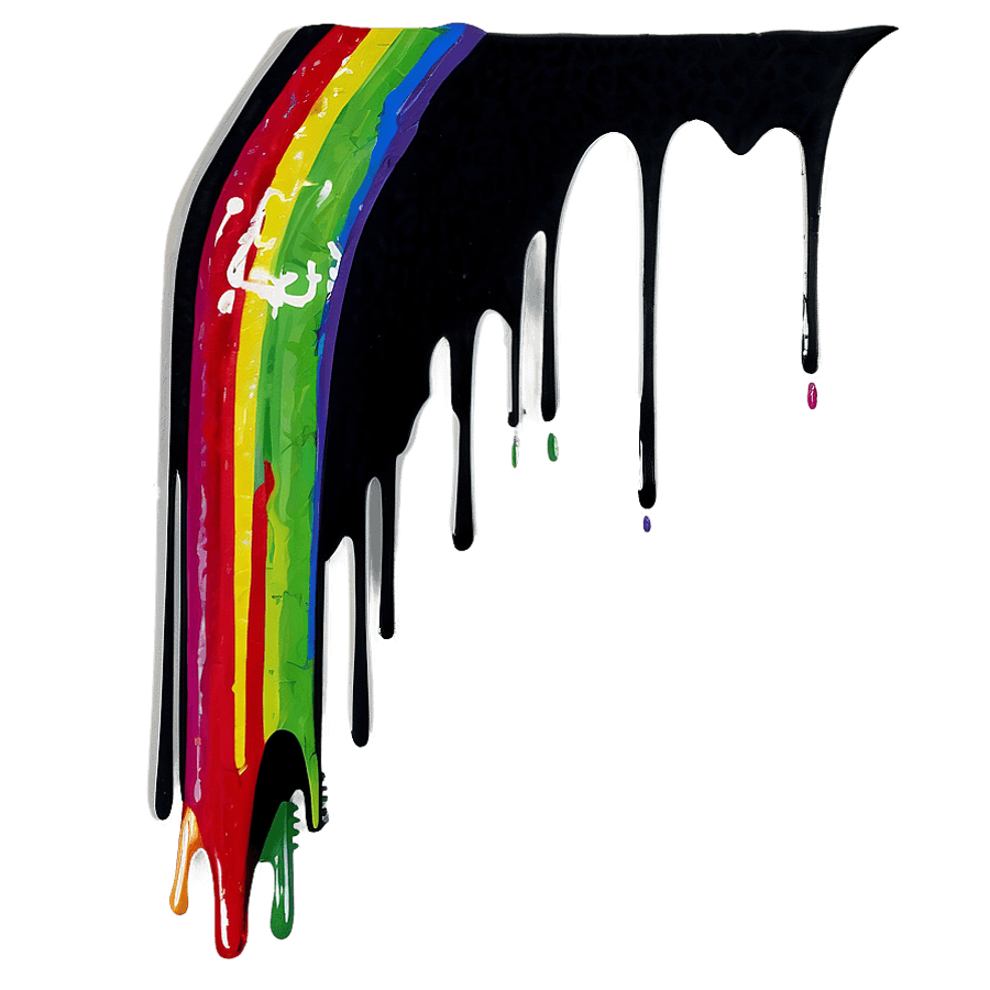 Street Art Spray Paint Drip PNG ywm