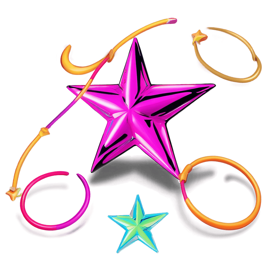 Y2k Star Wallpaper PNG 05262024