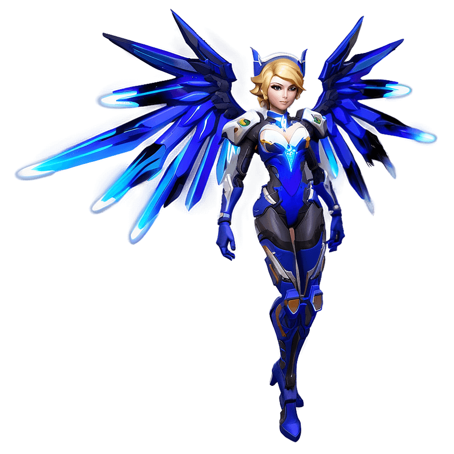 Mercy Cobalt Skin PNG 45