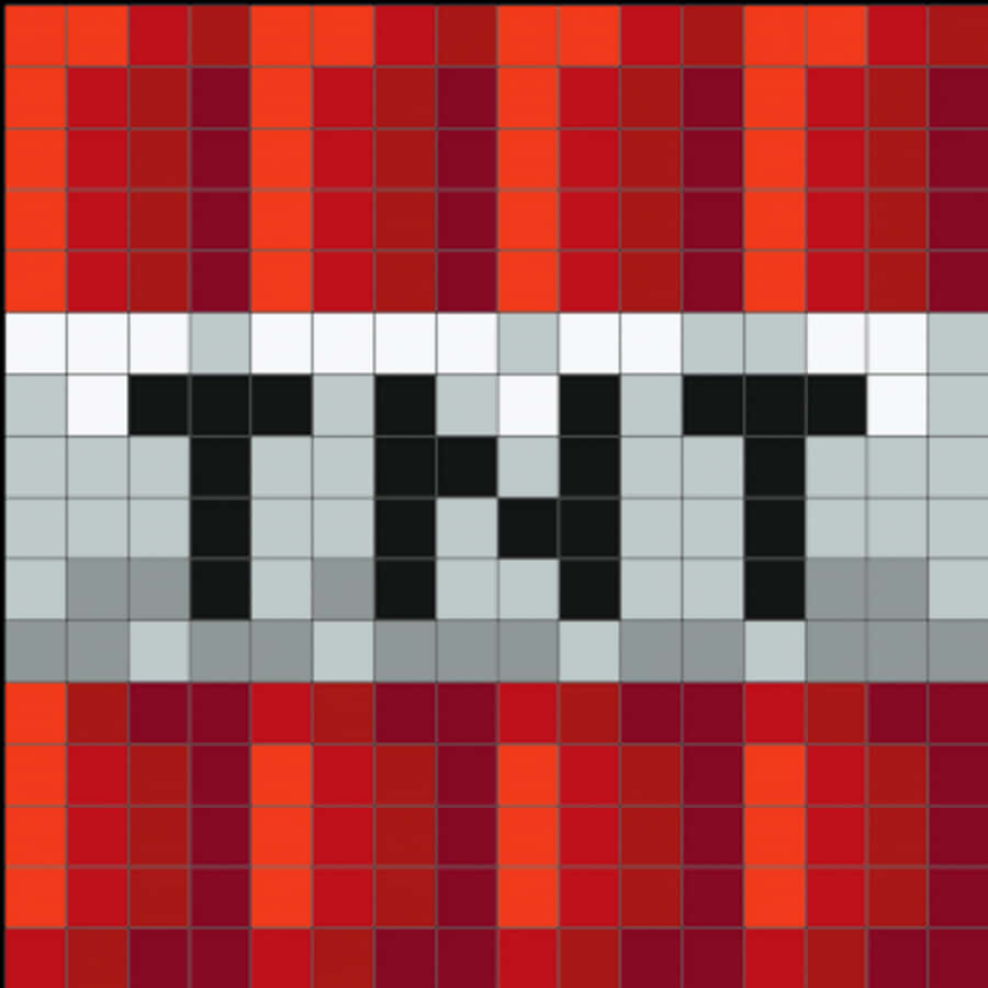 Minecraft T N T Block Pixel Art