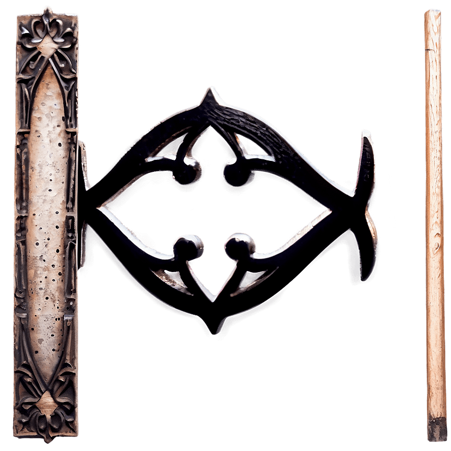 Gothic Cross Border PNG ntg14