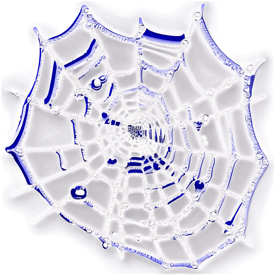 Spiderweb with Dewdrops PNG pvy56