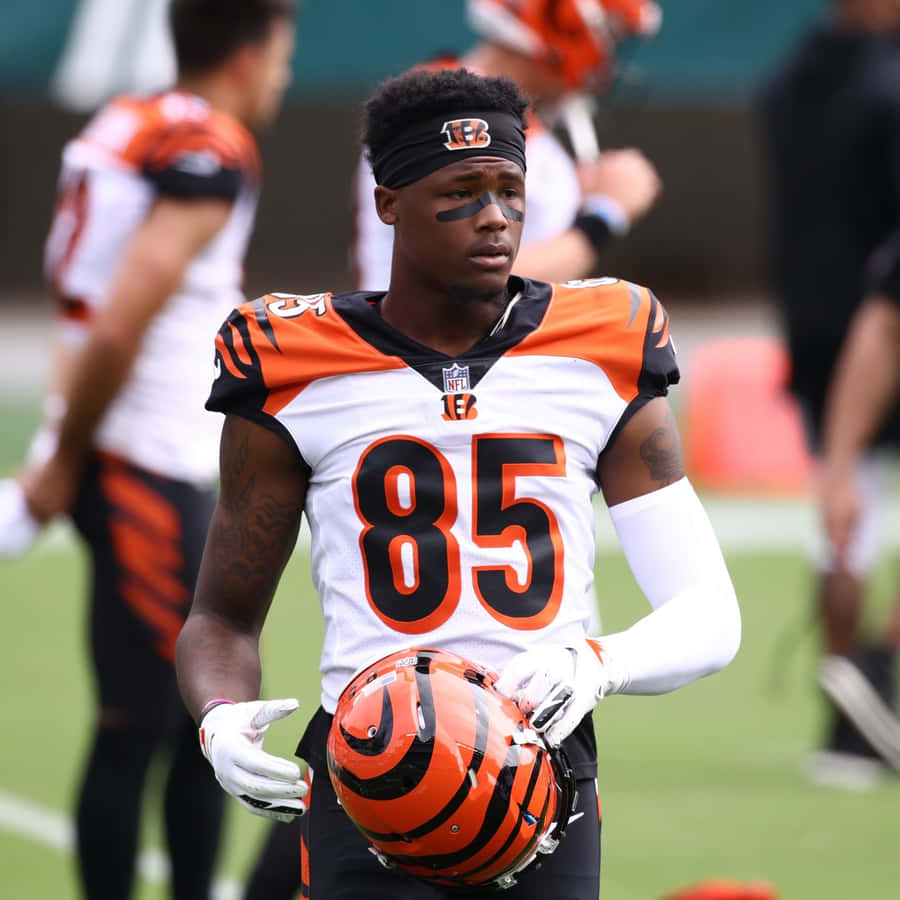 Jogador dos Cincinnati Bengals Tee Higgins 85