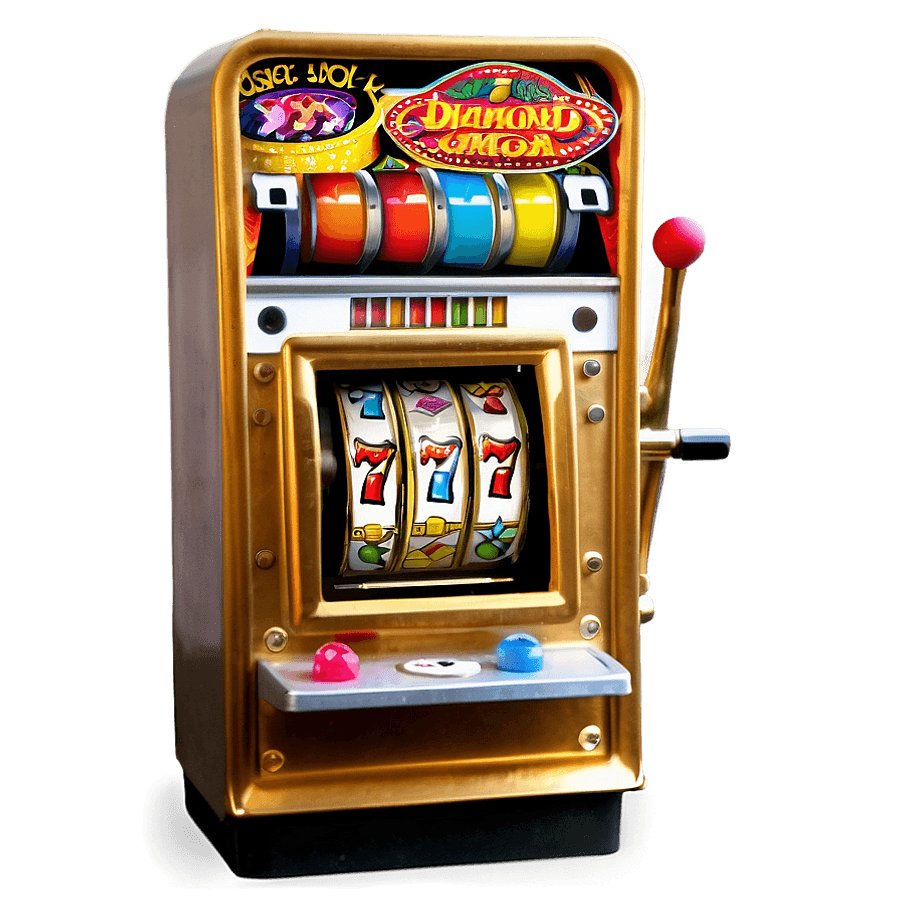 Diamond Slot Machine PNG 31