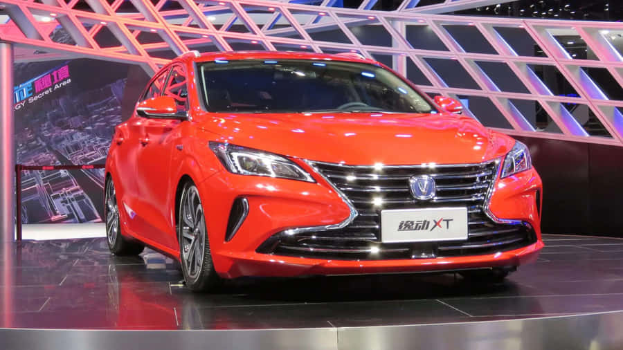 Changan Eado XT rotes Exponat