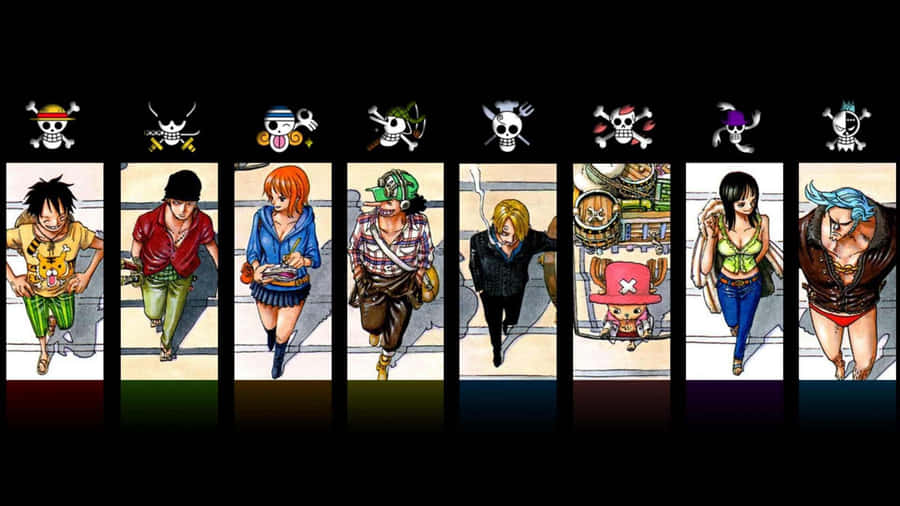 One Piece Strohhut Crew Banner