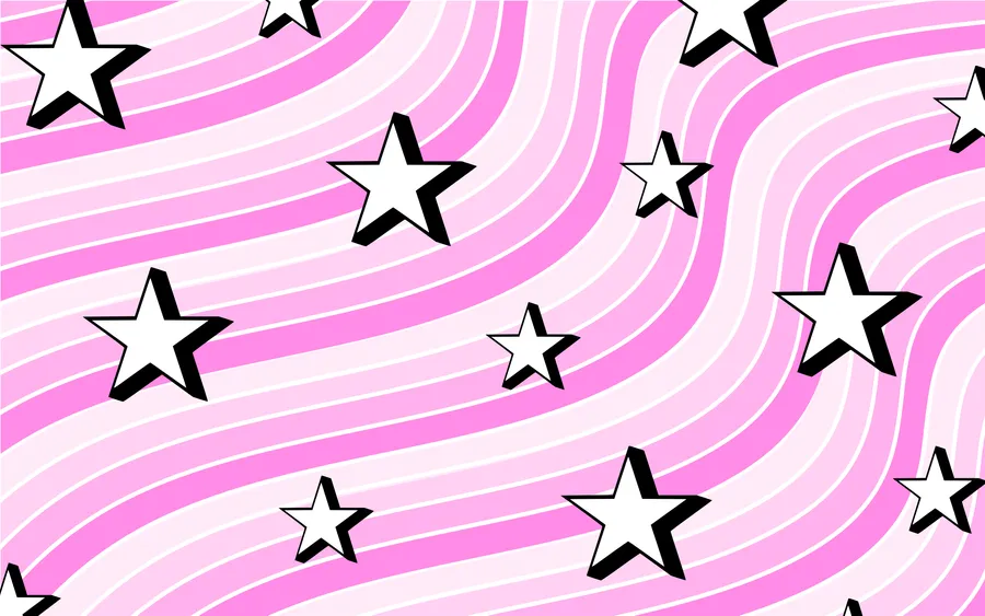 Pink Star Background