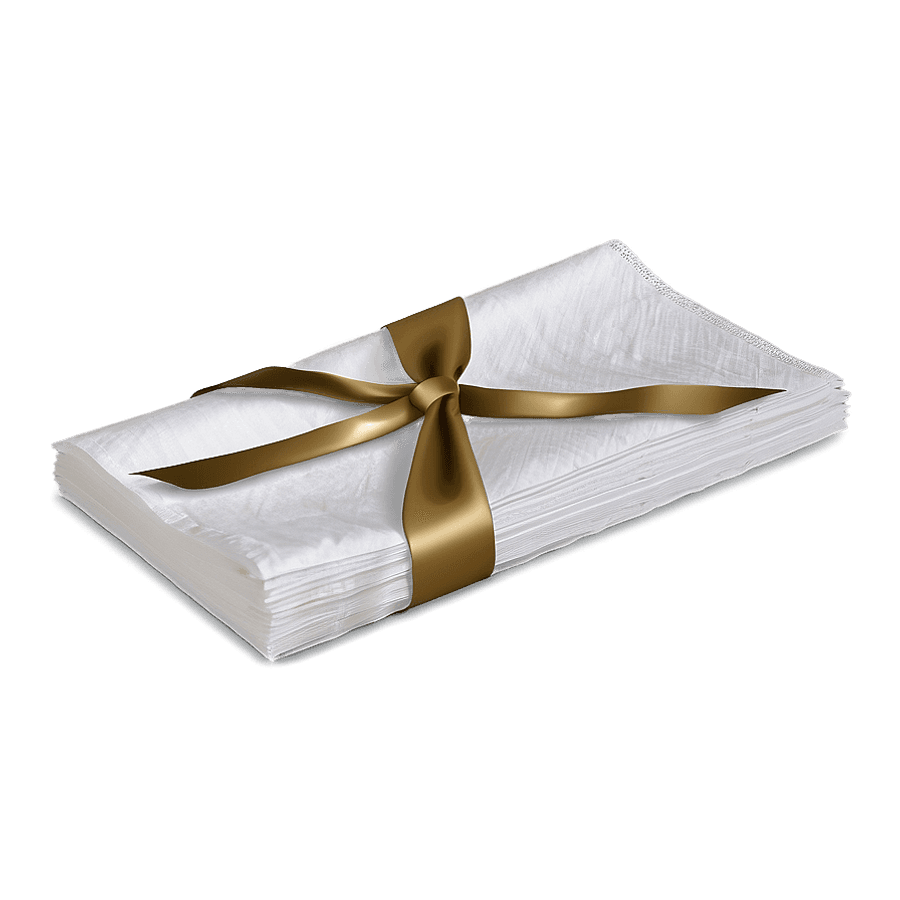 Elegant Dinner Napkins Tissue PNG rmh43