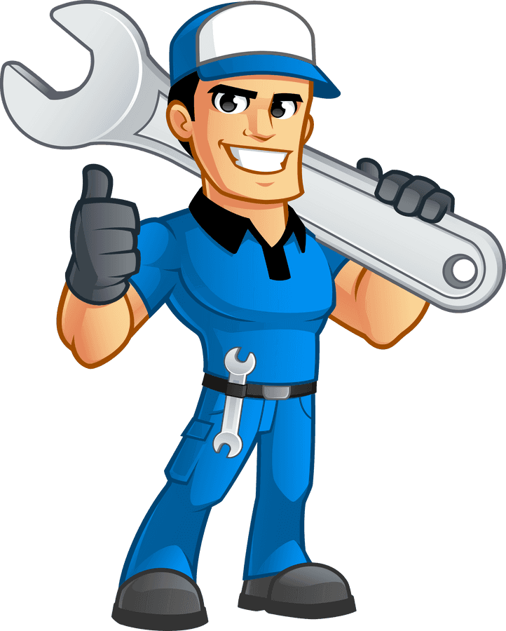 Car Worker Mechanic Auto Free Transparent Image Hq - Mechanic Clipart Png, Png Download