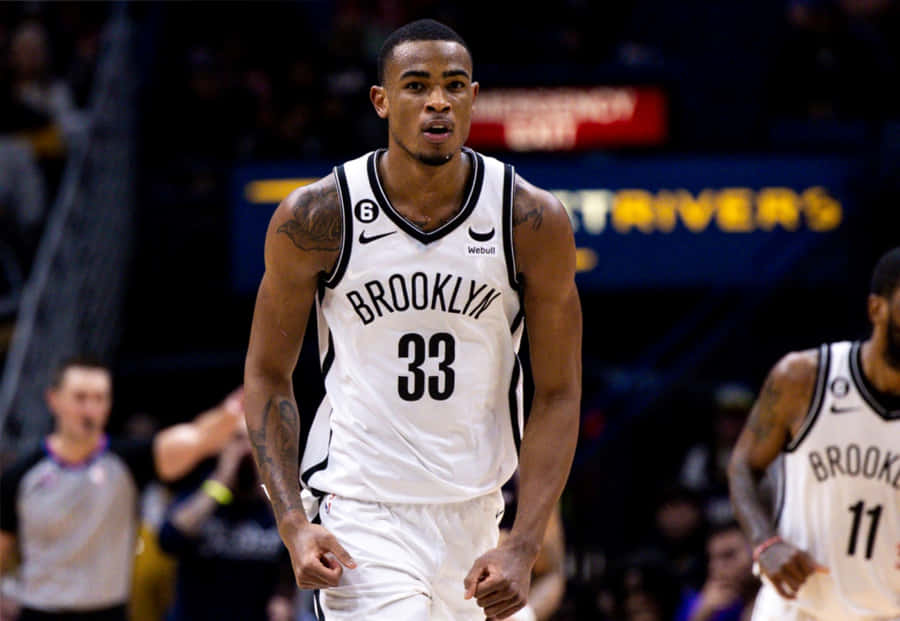 Brooklyn Nets Spieler 33 in Aktion