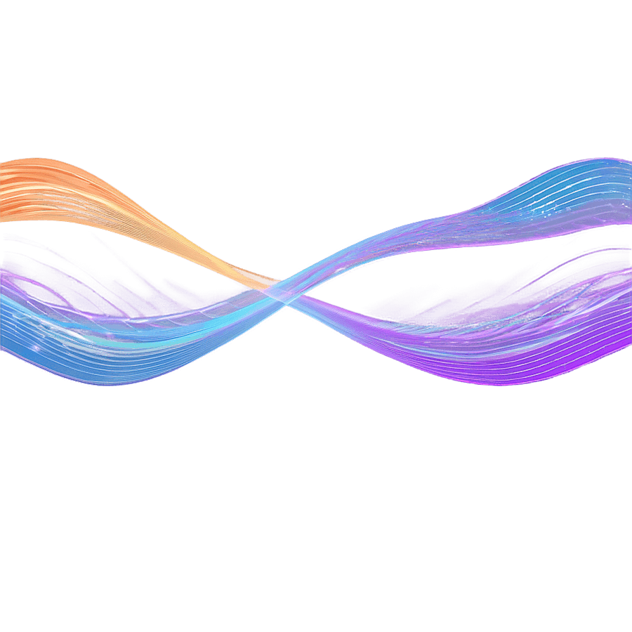 Dreamy Wavy Lines Scene PNG tcc73