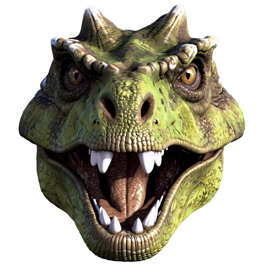 Dinosaur Head Educational Material PNG txw58