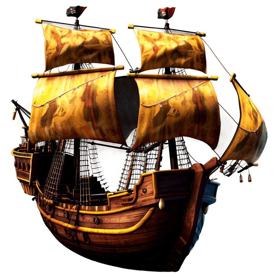 Blackbeard’s Galleon PNG 72