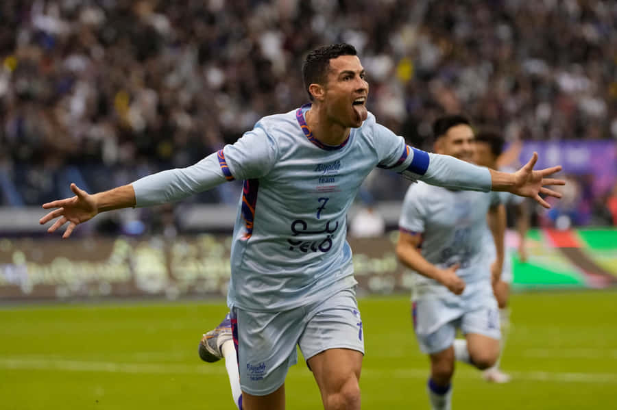 Celebração de Ronaldo no Estádio